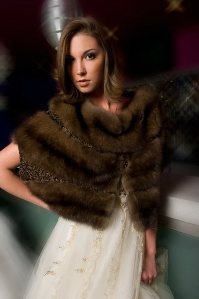 Меховая накидка