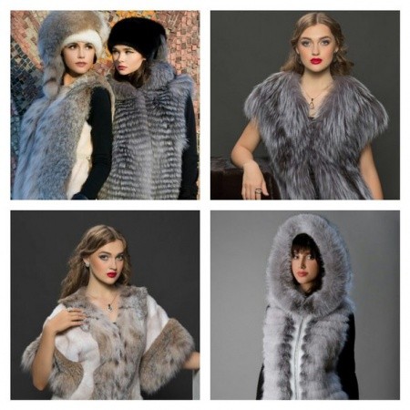 Меховые жилетки